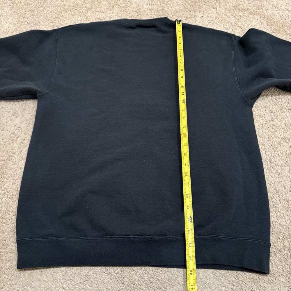 Vintage 90s Colorado University CU Buffs Sweatshirt Men's Large Black Pullover - Picture 6 of 6